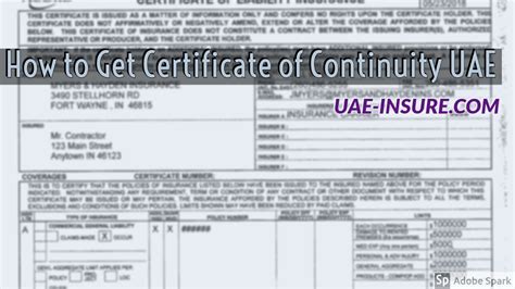 How to Get Daman Certificate of Continuity .